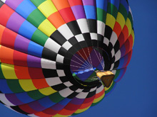 Vyhlídkový let balonem z Hradce